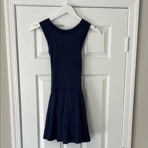 Lululemon Swiftly Tech Tennis Dress Navy Blue Sleeveless Women’s Dress